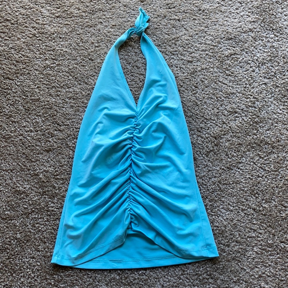 Blue halter top. Size small.